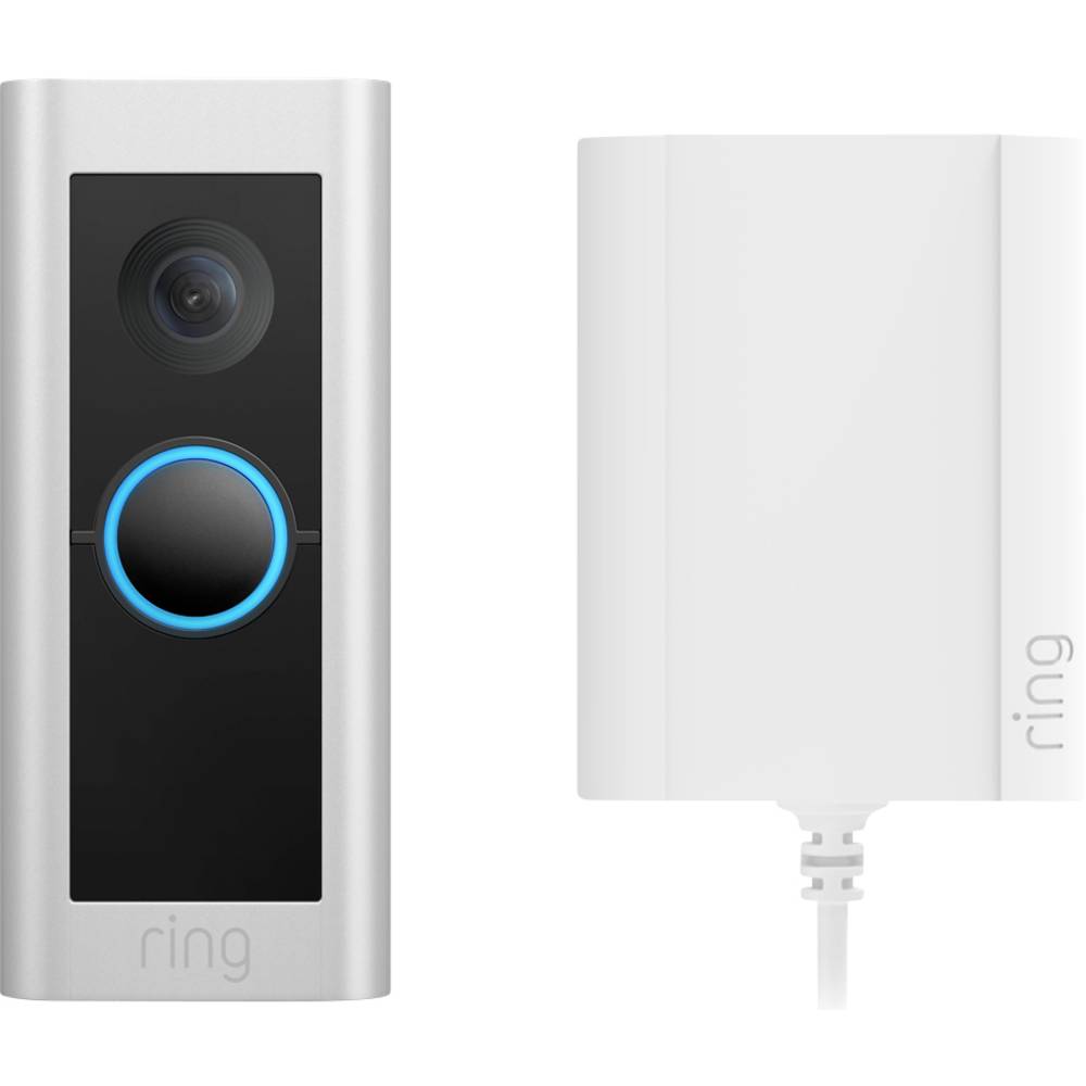 ring 8VRBPZ-0EU0 Video citofono IP Video Doorbell Pro Plugin 2 WLAN Unità esterna Nickel (raso)