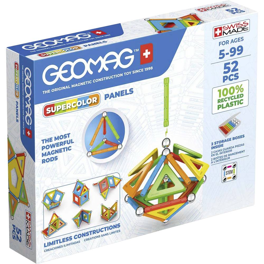 Geomag Kit pezzi per costruzioni Constructor Numero parti: 52 Classe di età: da 3 anni