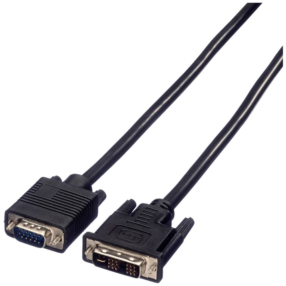 VALUE Cavo DVI-VGA, DVI (12+5) ST - VGA ST, 2 m