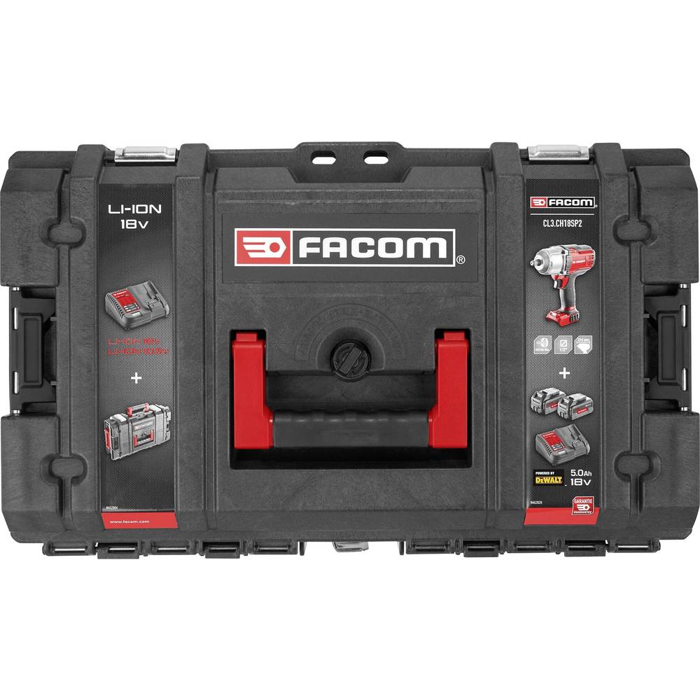Facom CL3.CH18SP2PB CL3.CH18SP2PB Avvitatore a percussione a batteria 18 V 5 Ah Li-Ion incl. seconda batteria, incl. valigia