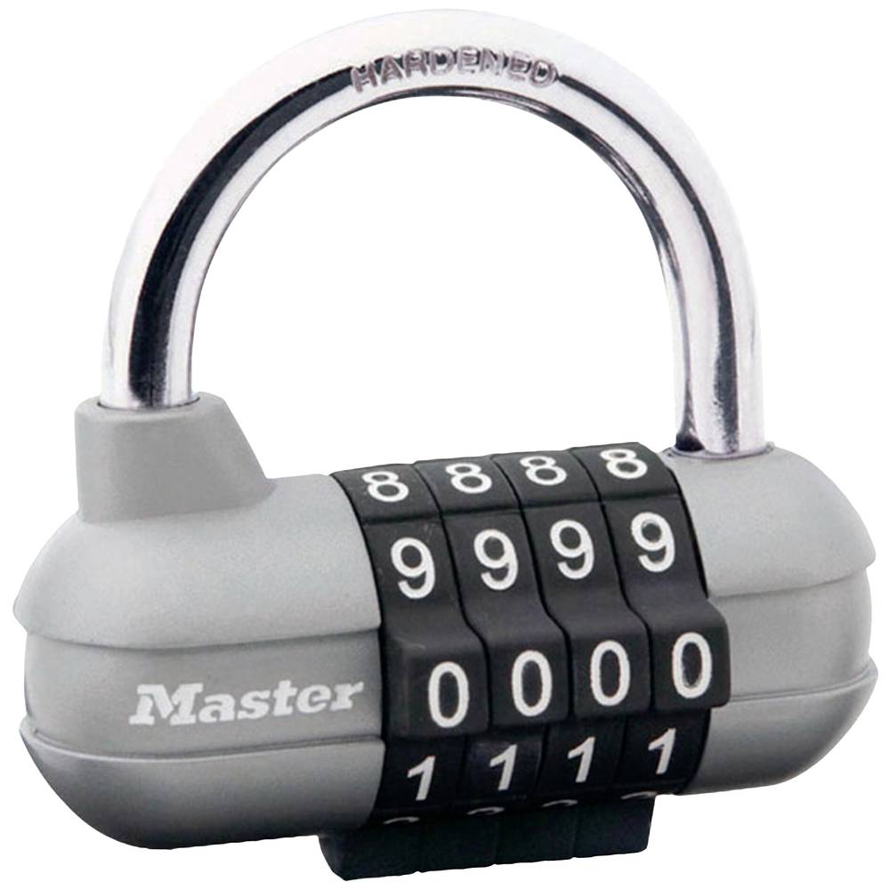 Master Lock P22164 Lucchetto Argento, Nero Serratura a combinazione numerica
