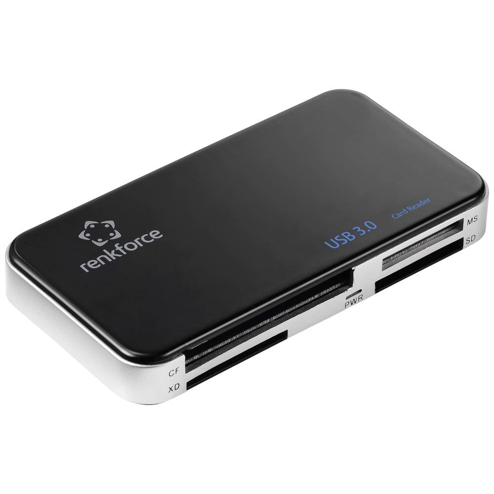 Renkforce RF-PCR-350 Lettore schede di memoria esterno USB 3.0 Nero