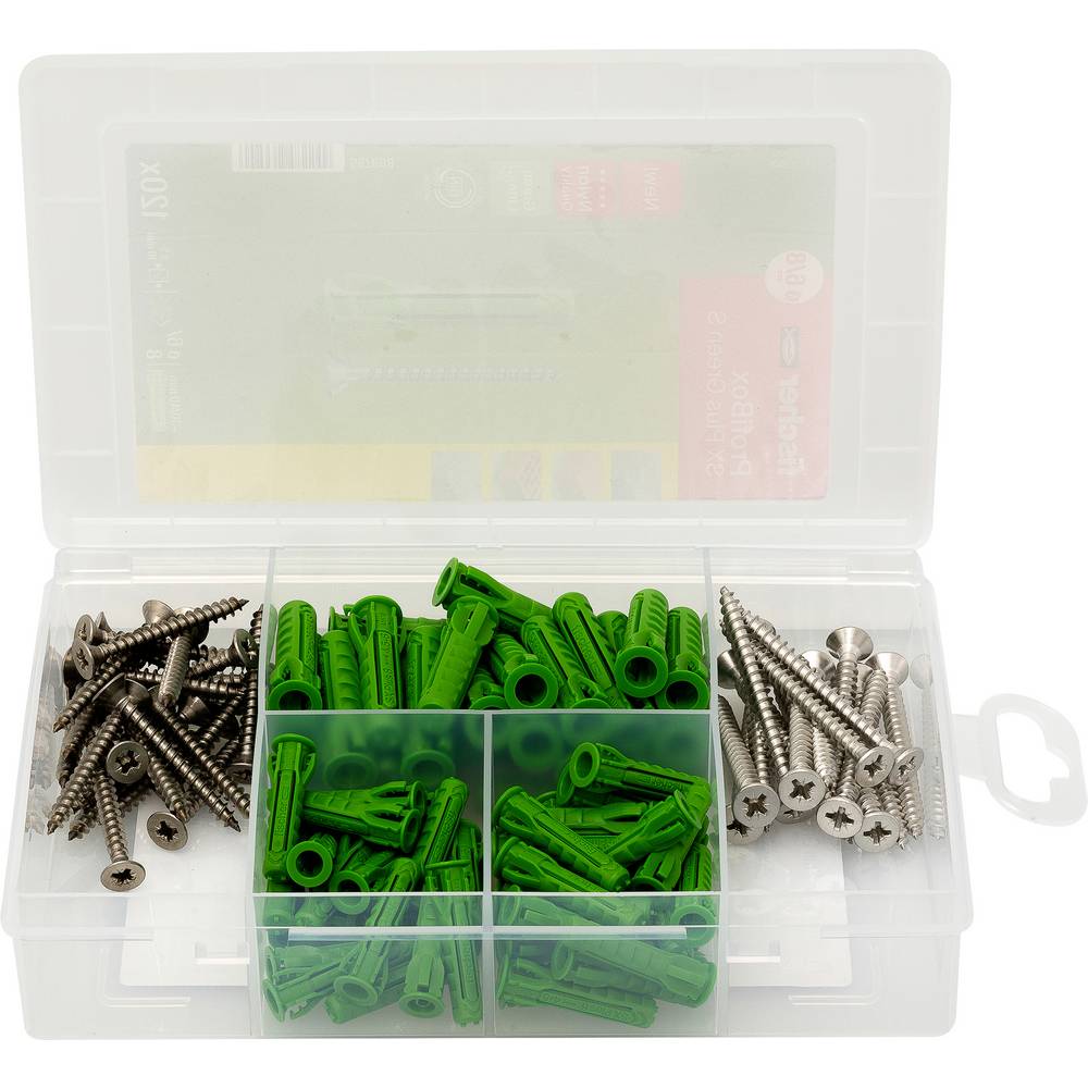 Fischer 567898 ProfiBox SX Plus Green Set di fissaggio 120 pz.