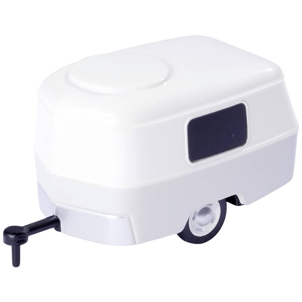 Carson Modellsport 504154 1:87 Wohnwagen mit Anhängerkupplung 1:87 Rimorchio per automodello