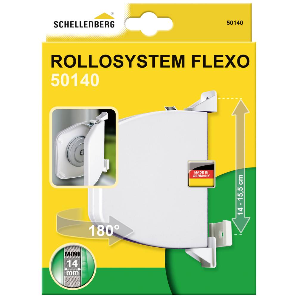 Schellenberg 50140 Avvolgitore tapparella da parete Adatto per (Sistemi di avvolgimento) Schellenberg Mini