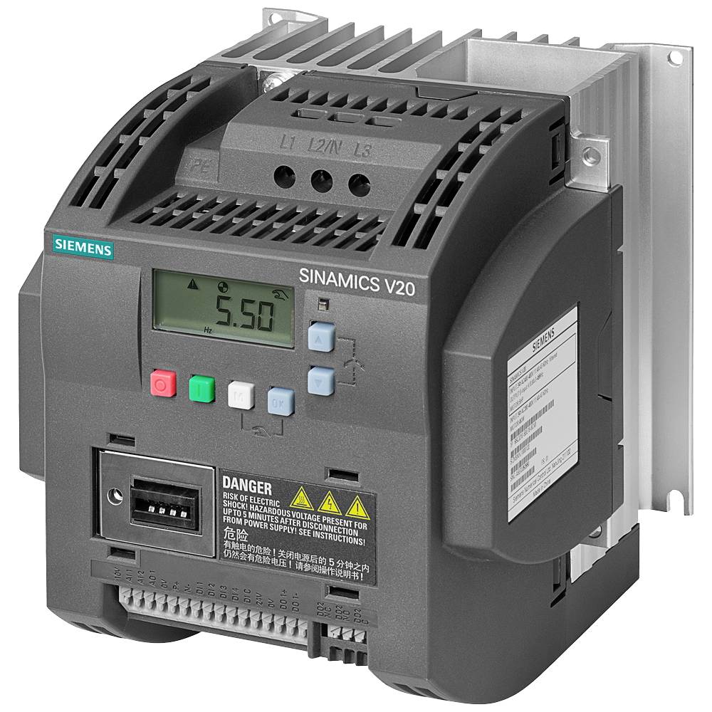 Siemens Convertitore di frequenza 6SL3210-5BE24-0CV0 4.0 kW a 3 fasi 400 V