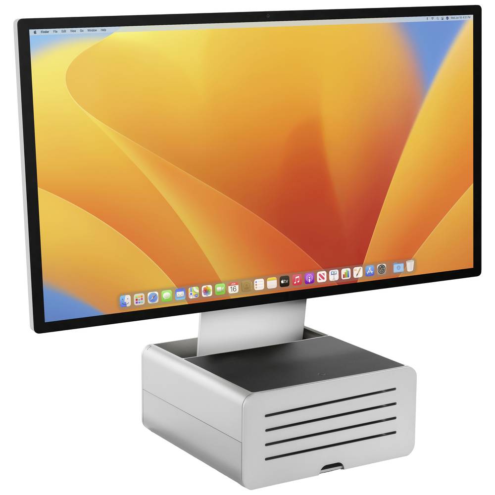 Twelve South HiRise Pro (iMac/Studio Display) Rialzo per monitor 61 cm (24) - 68,6 cm (27) Alluminio, Nero, Noce Stativo