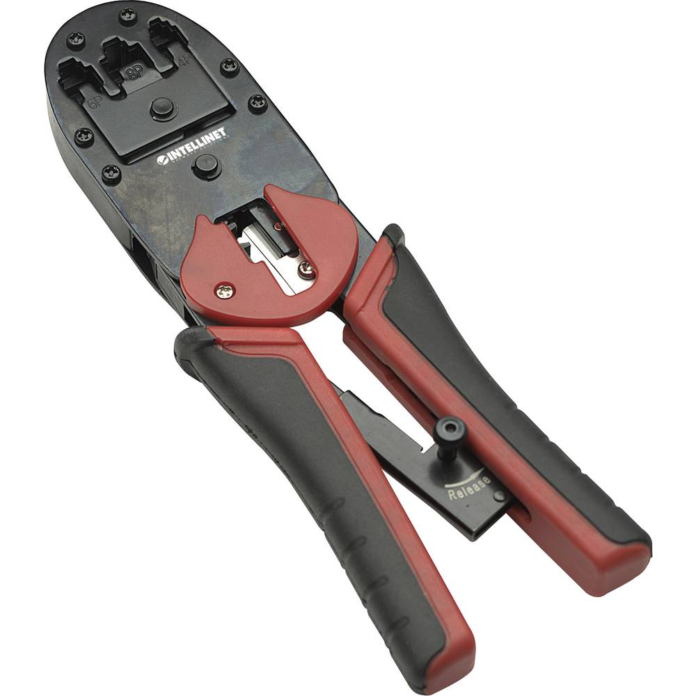 Intellinet 211048 Pinza crimpatrice Adatto per (Specifiche di rete (CAT)): CAT 3, CAT 4, CAT 5, CAT 5e, CAT 6, CAT 6A