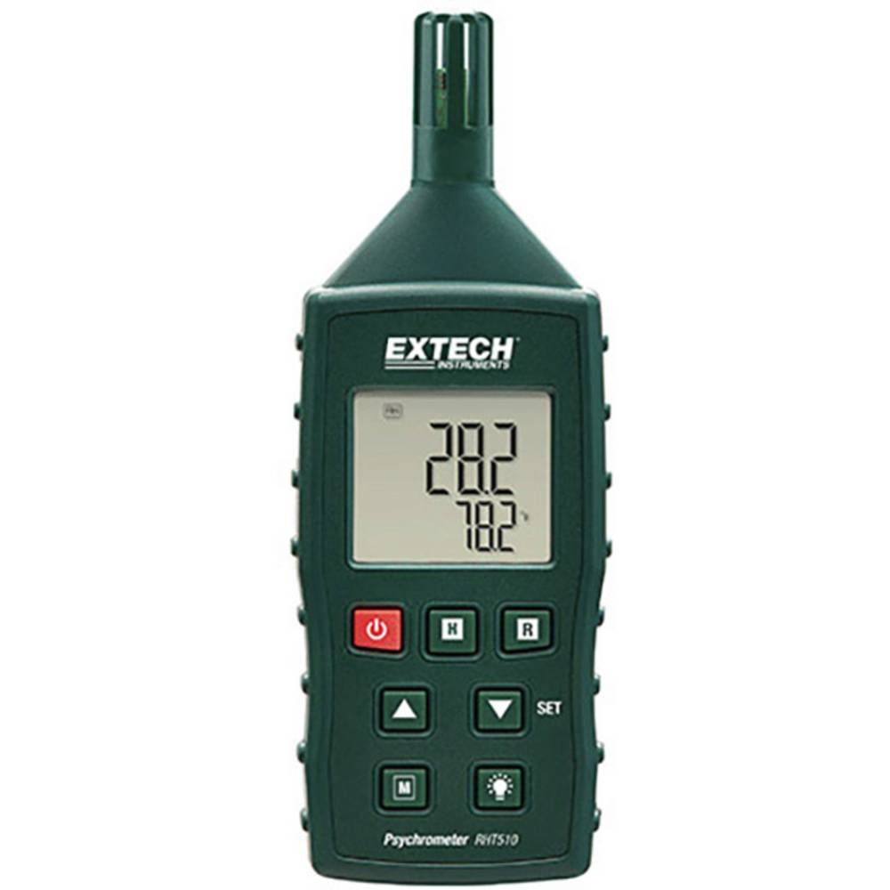 Extech RHT510 Igrometro 10 % ur 95 % ur Indicatore punto di rugiada e allerta muffa