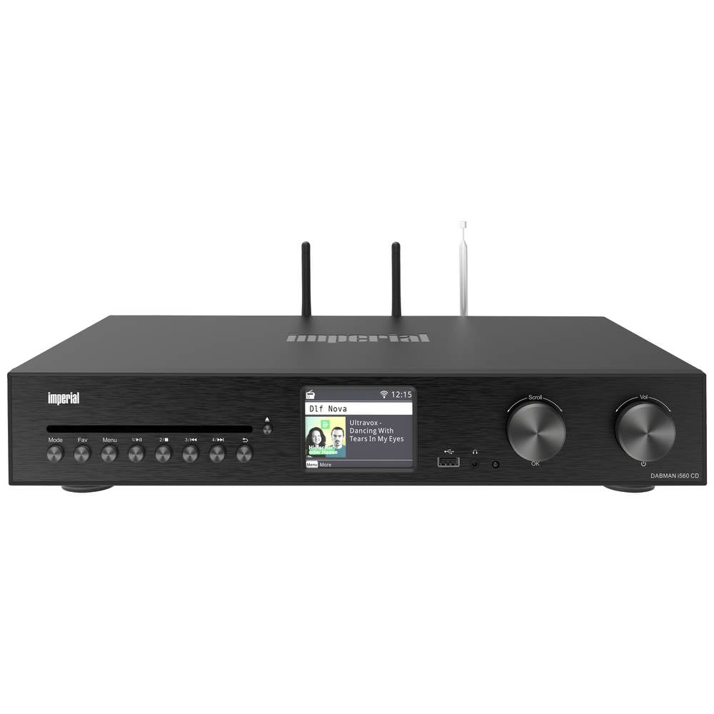 Imperial DABMAN i560 CD Sintoamplificatore stereo 2x30 W Nero Lettore CD, DAB+, Bluetooth®, USB, WLAN