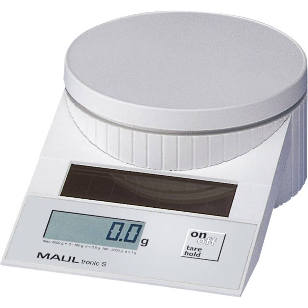 Maul MAULtronic S 2000 Bilancia per lettere Portata max. 2 kg Risoluzione 0.5 g Bianco