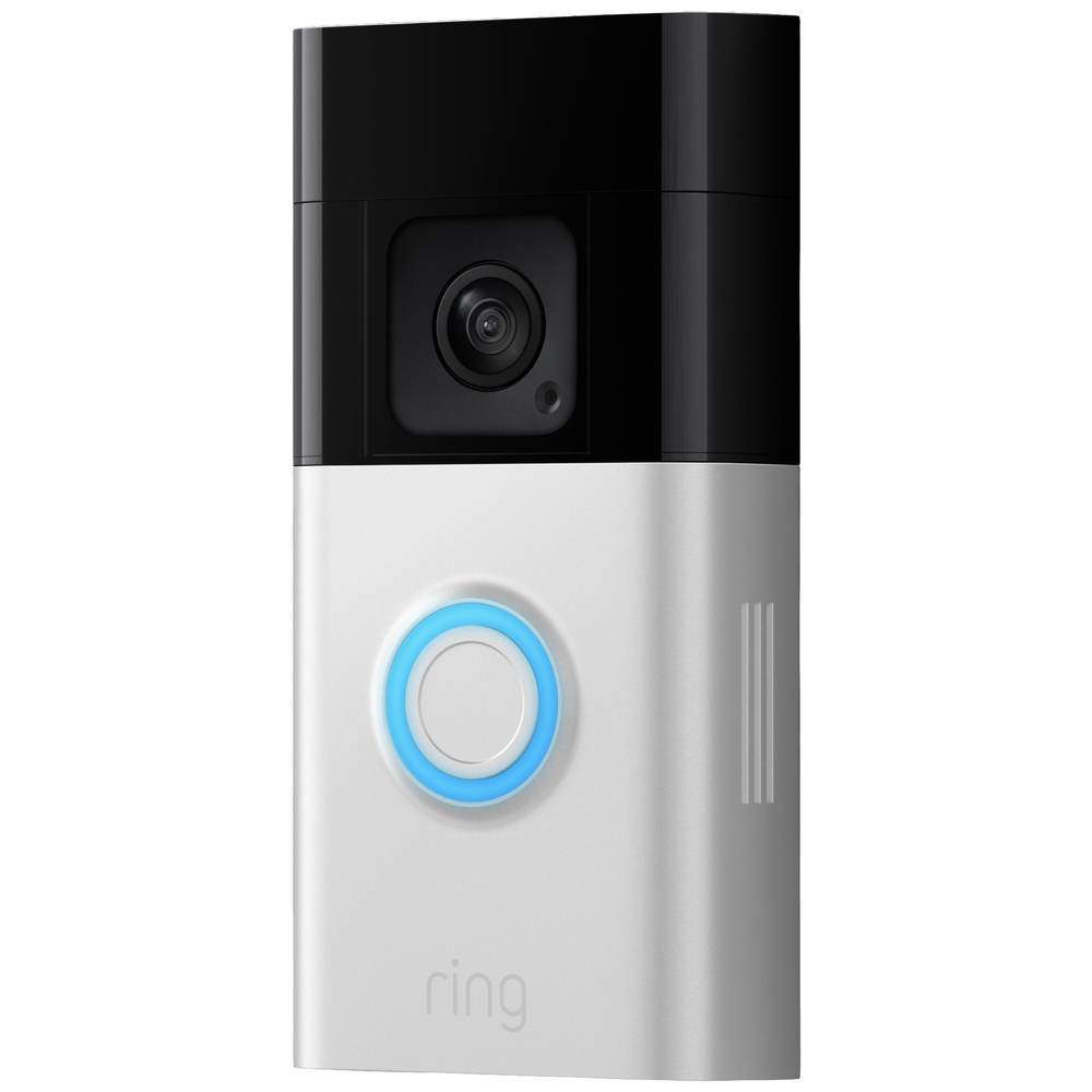 ring B09WZBVWL9 Video citofono IP Video Doorbell Plus Nickel (raso), Nero