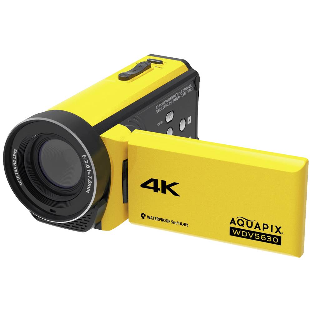 Aquapix WDV5630 Yellow Videocamera 7.6 cm 3 pollici 13 Megapixel Giallo