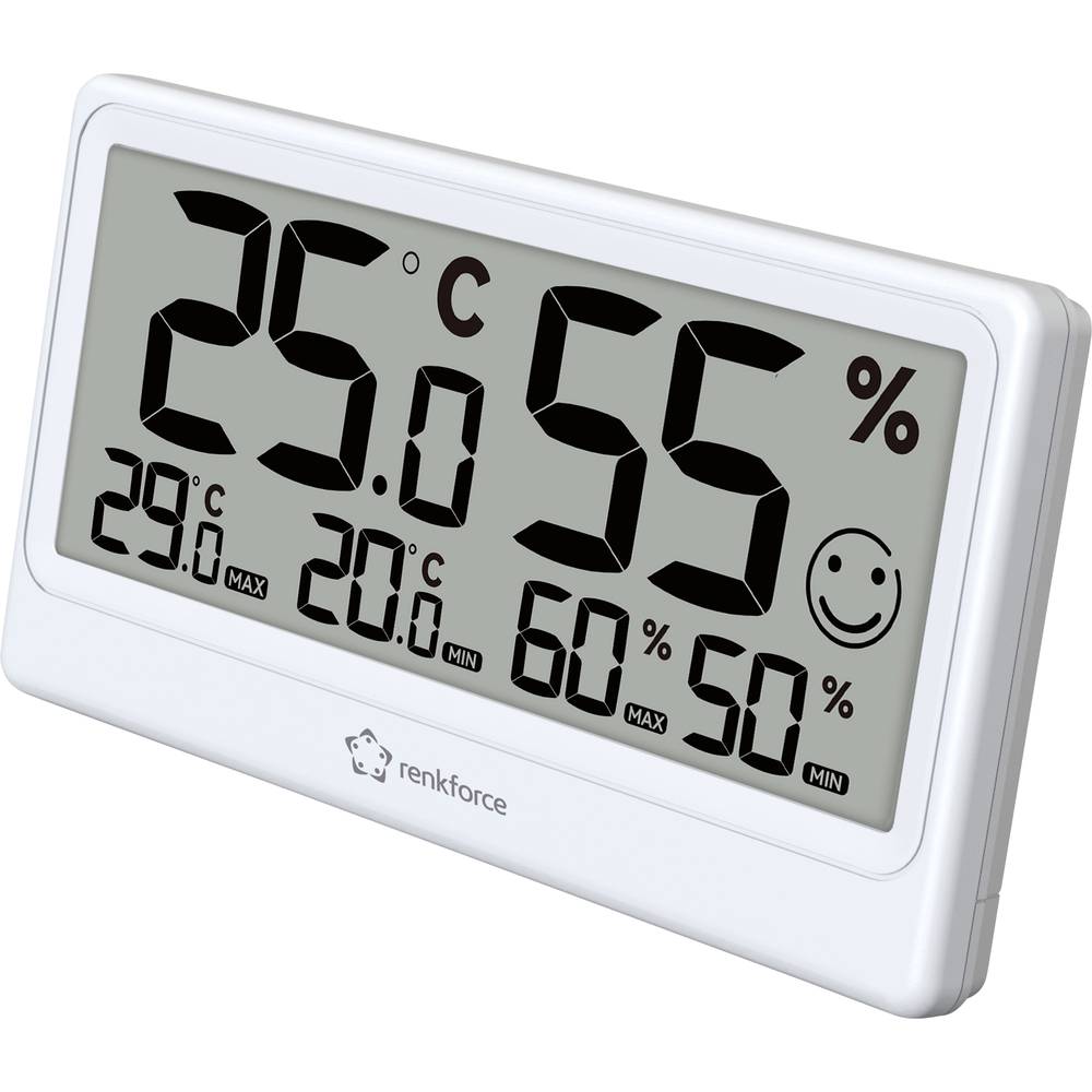 Renkforce RF-6416470 Termoigrometro Bianco RF-6416470