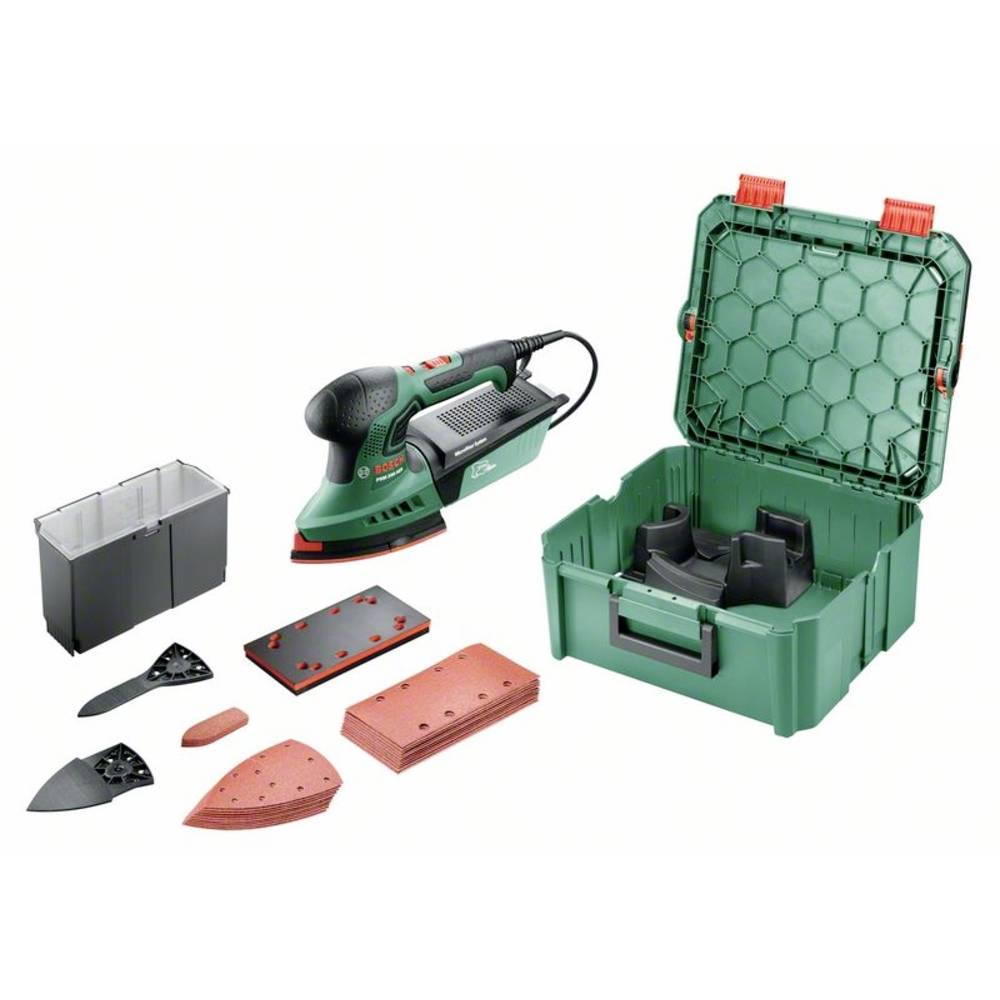 Bosch Home and Garden PSM 200 AES + SystemBox 06033B6002 Multilevigatrice 200 W 92 x 182 mm