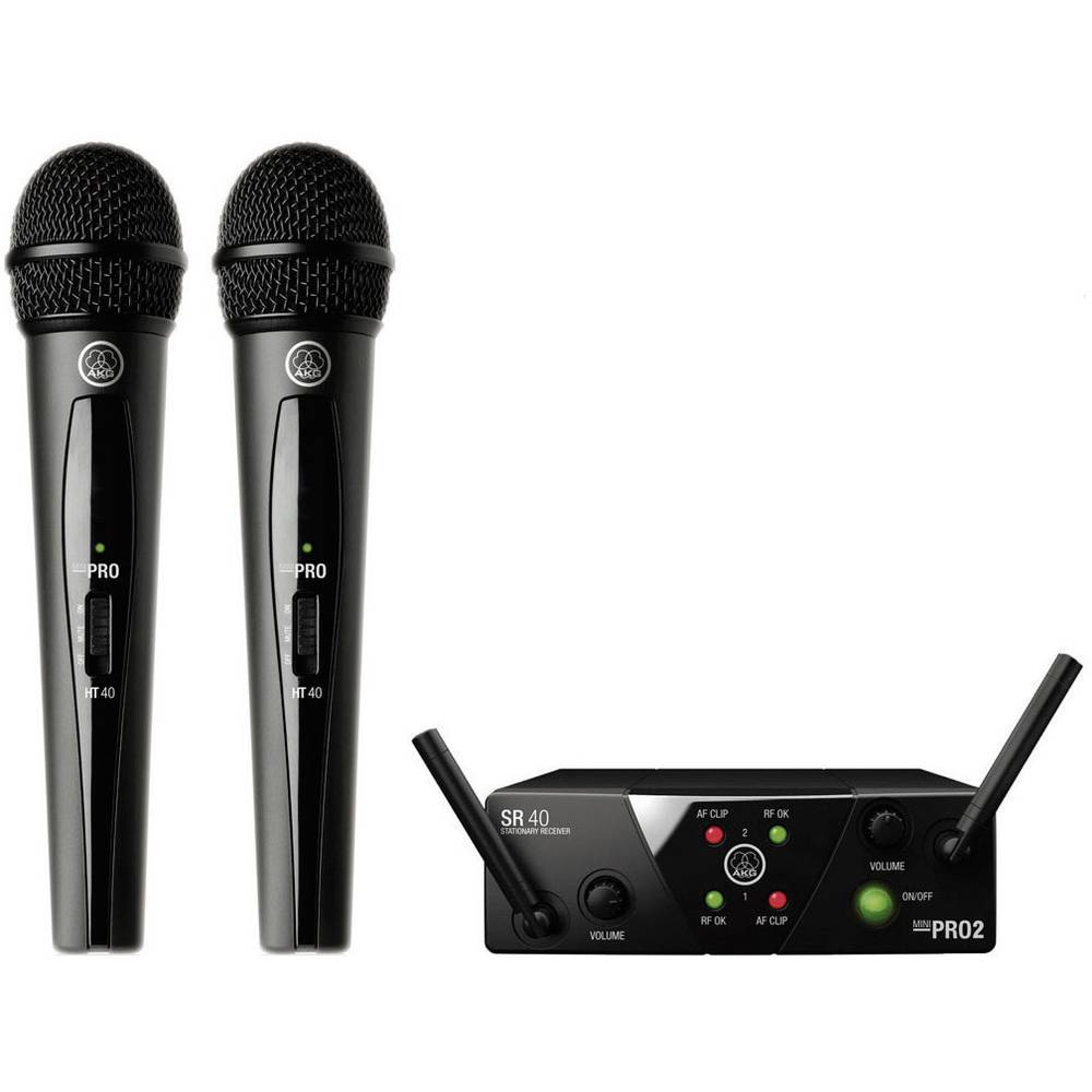 Kit microfono senza fili AKG WMS40MiniDual