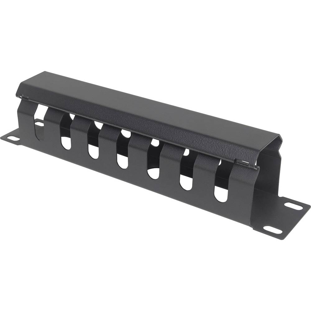 Intellinet 714853 10 pollici Pannello passacavi per armadio rack Nero (RAL 9005)