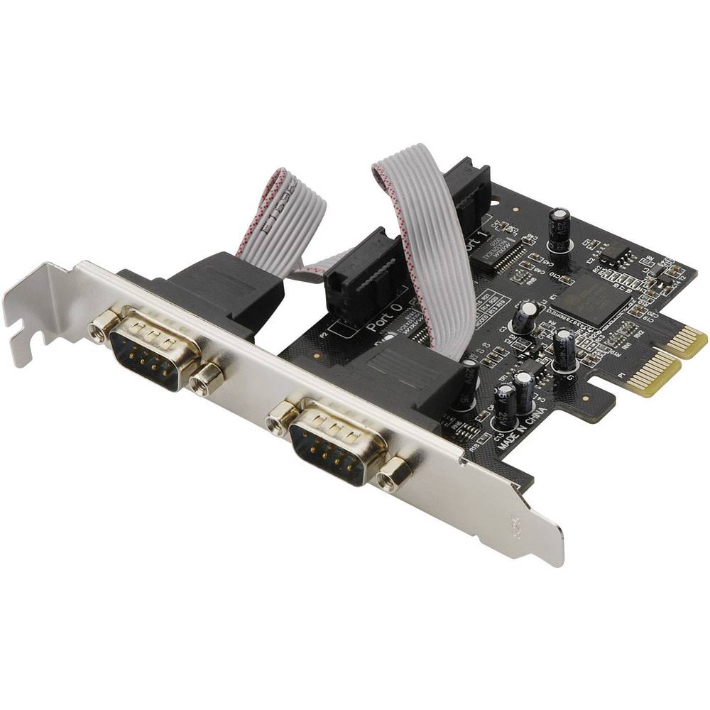 Digitus DS-30000-1 2 Porte Scheda a innesto seriale PCIe