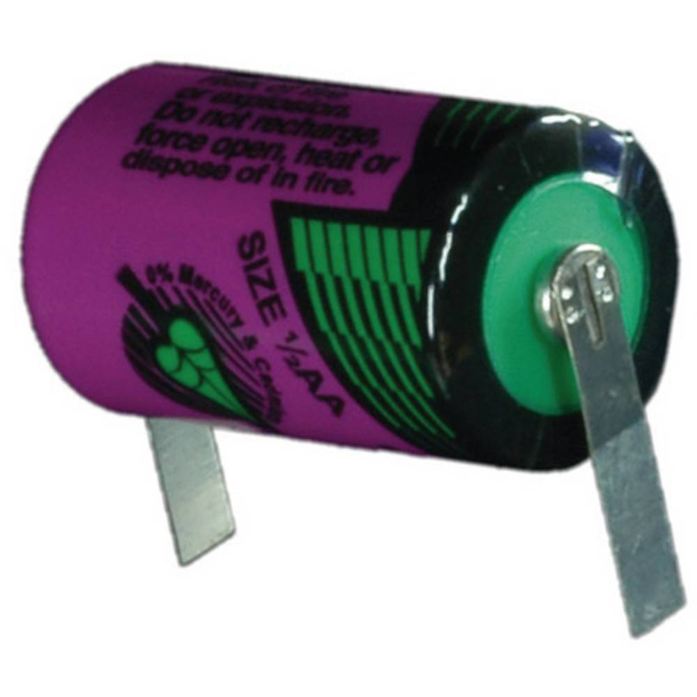 Tadiran Batteries SL 350 T Batteria speciale 1/2 AA linguette a saldare a U Litio 3.6 V 1200 mAh 1 pz.