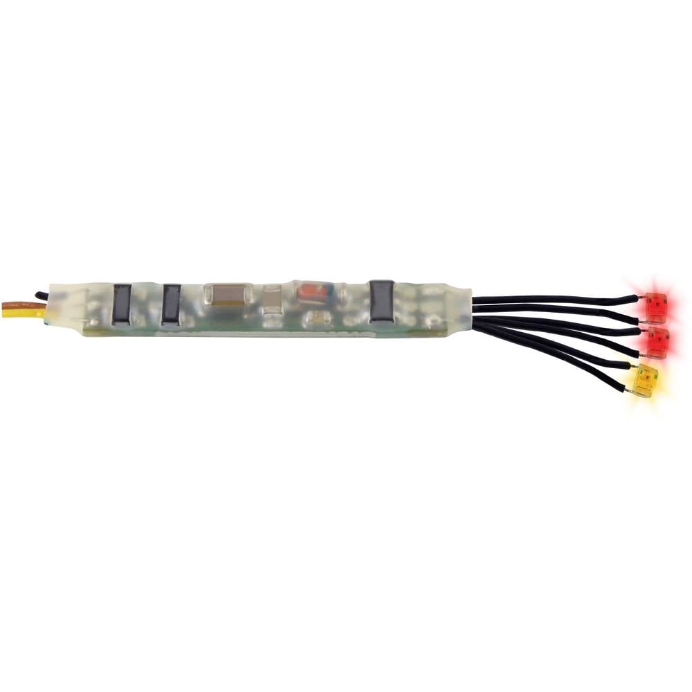 Viessmann Modelltechnik 5273 Mikro-Blinkelektronik rot-gelb Feuer, 3 LEDs Elettronica per lampeggiante 1 pz.