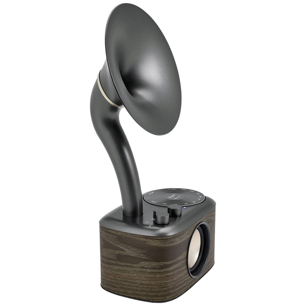Sangean WR-45 Black Radio da tavolo FM AUX, Bluetooth ricaricabile Nero