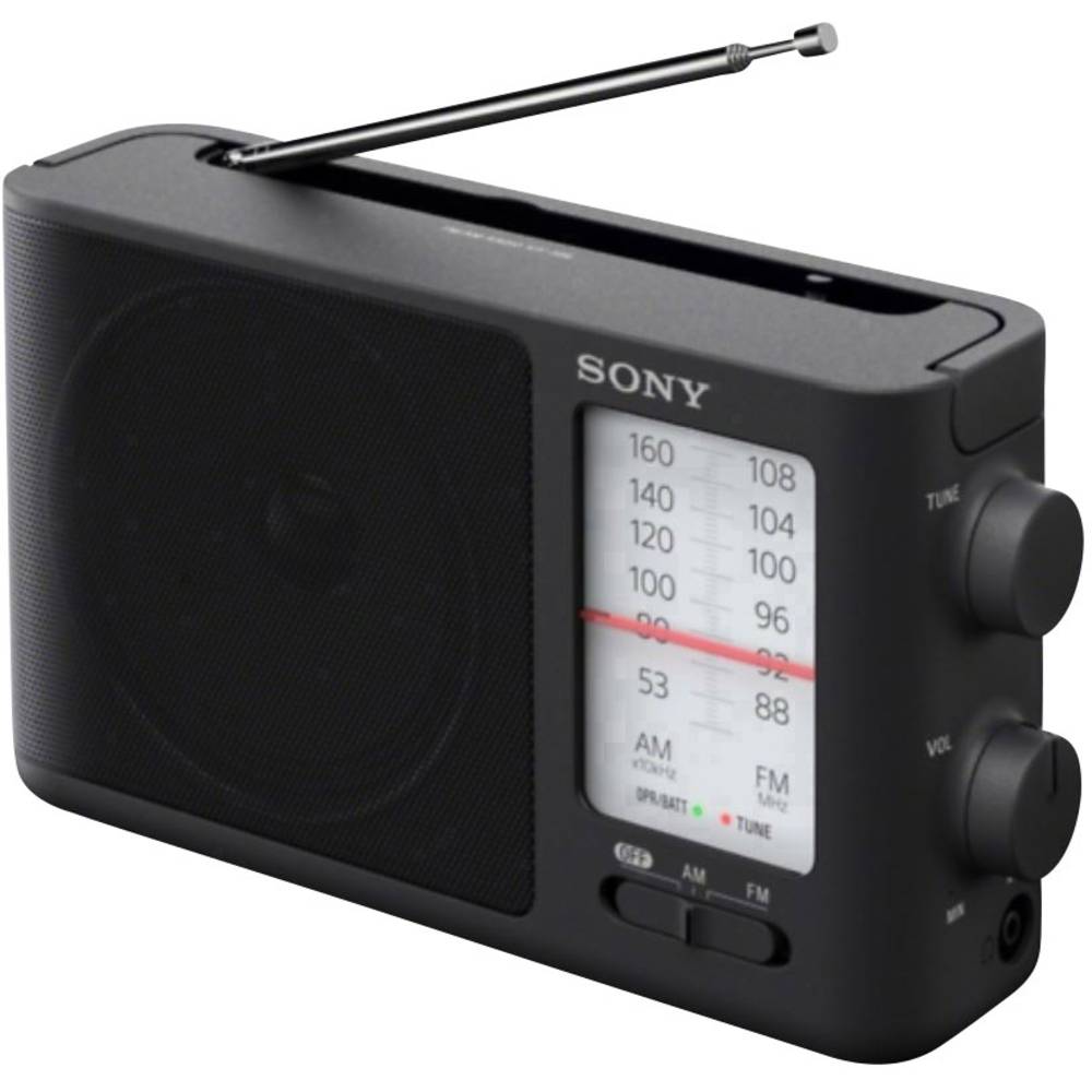 Sony ICF-506 Radio portatile FM Nero