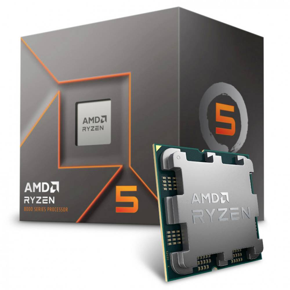 AMD Ryzen 5 8400F 6 x 4.2 GHz Hexa Core CPU (Boxed) Attacco (PC): #####AMD AM5 65 W