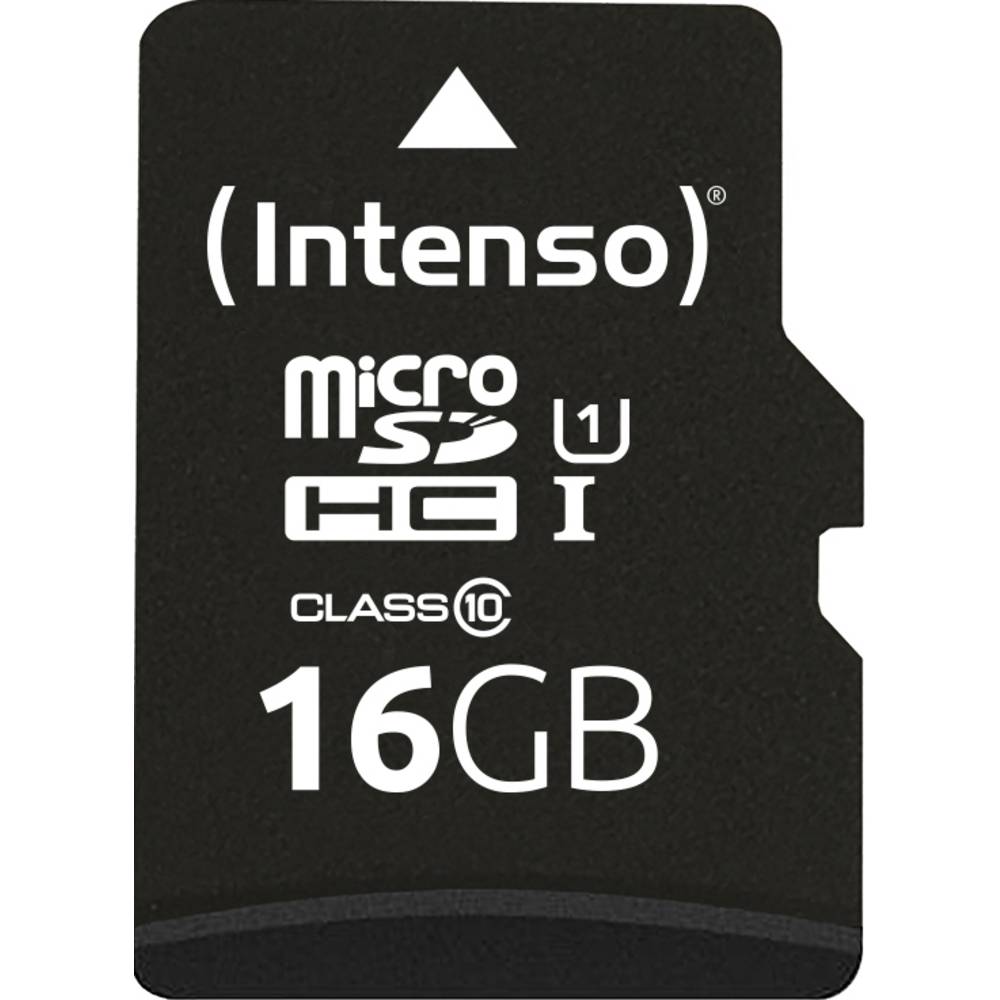 Intenso 16GB microSDHC Performance Scheda microSD 16 GB Class 10 UHS-I impermeabile