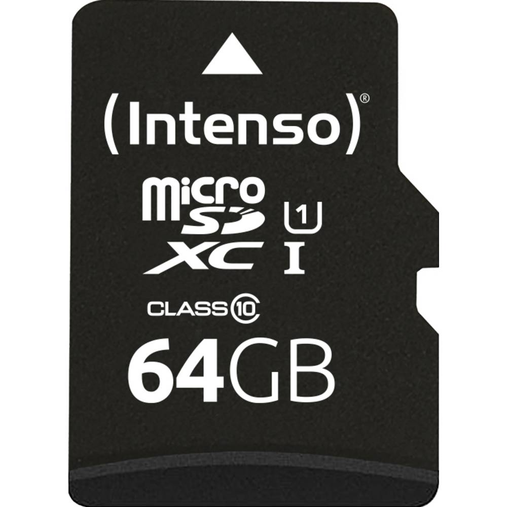 Intenso 64GB microSDXC Performance Scheda microSD 64 GB Class 10 UHS-I impermeabile