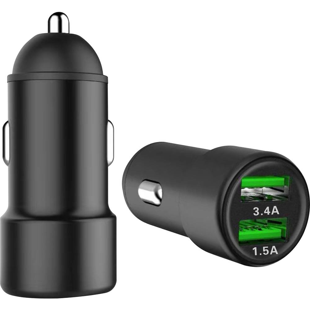 IWH Adattatore USB 12/24 Volt 3400 mA Portata massima corrente=3.4 A 12/24 V