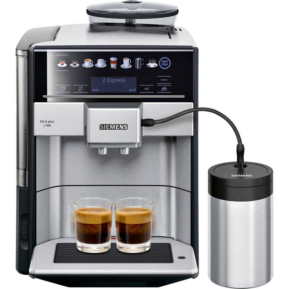 Siemens Hausgeräte EQ 6 plus S700 TE657M03DE Macchina per caffè automatica acciaio inox