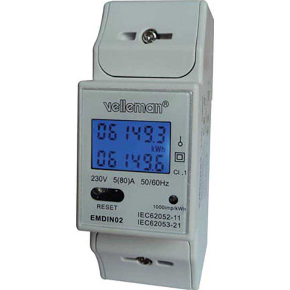 Velleman EMDIN02 Misuratore costi energetici