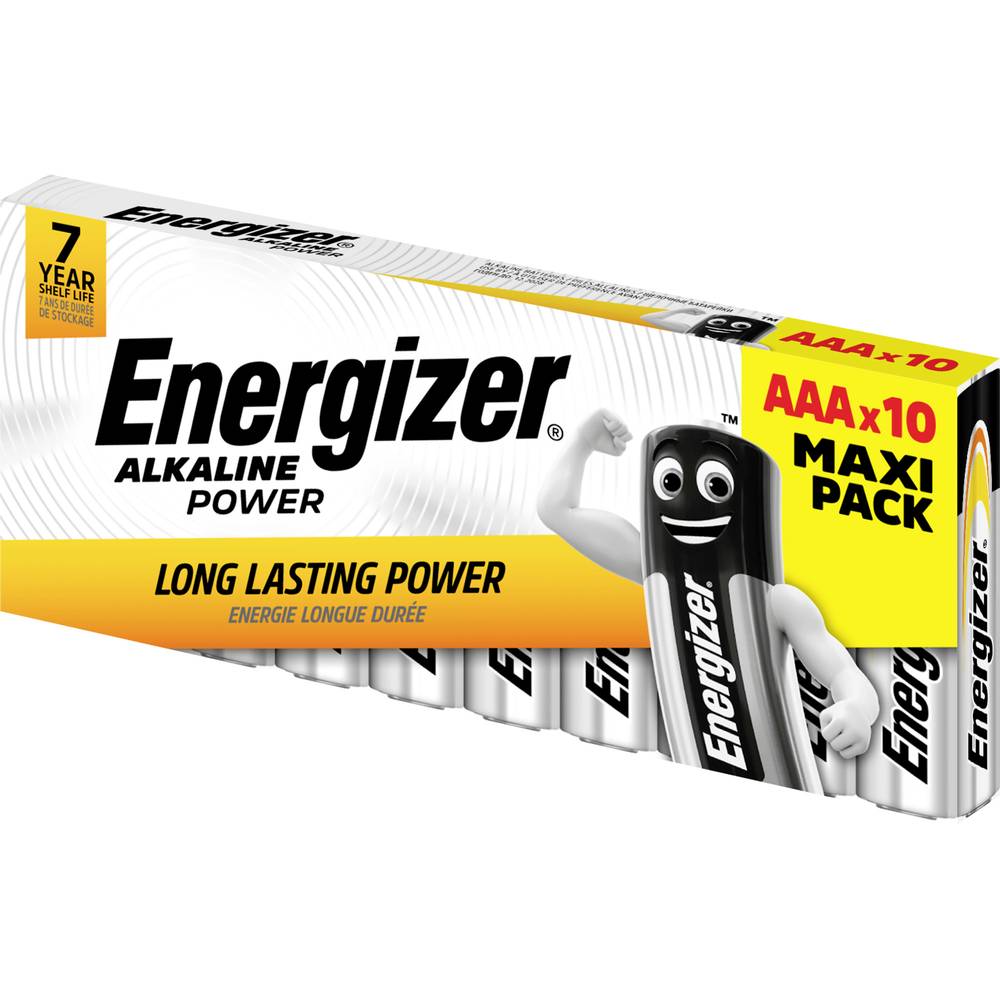 Energizer Power LR03 Batteria Ministilo (AAA) Alcalina/manganese 1.5 V 10 pz.