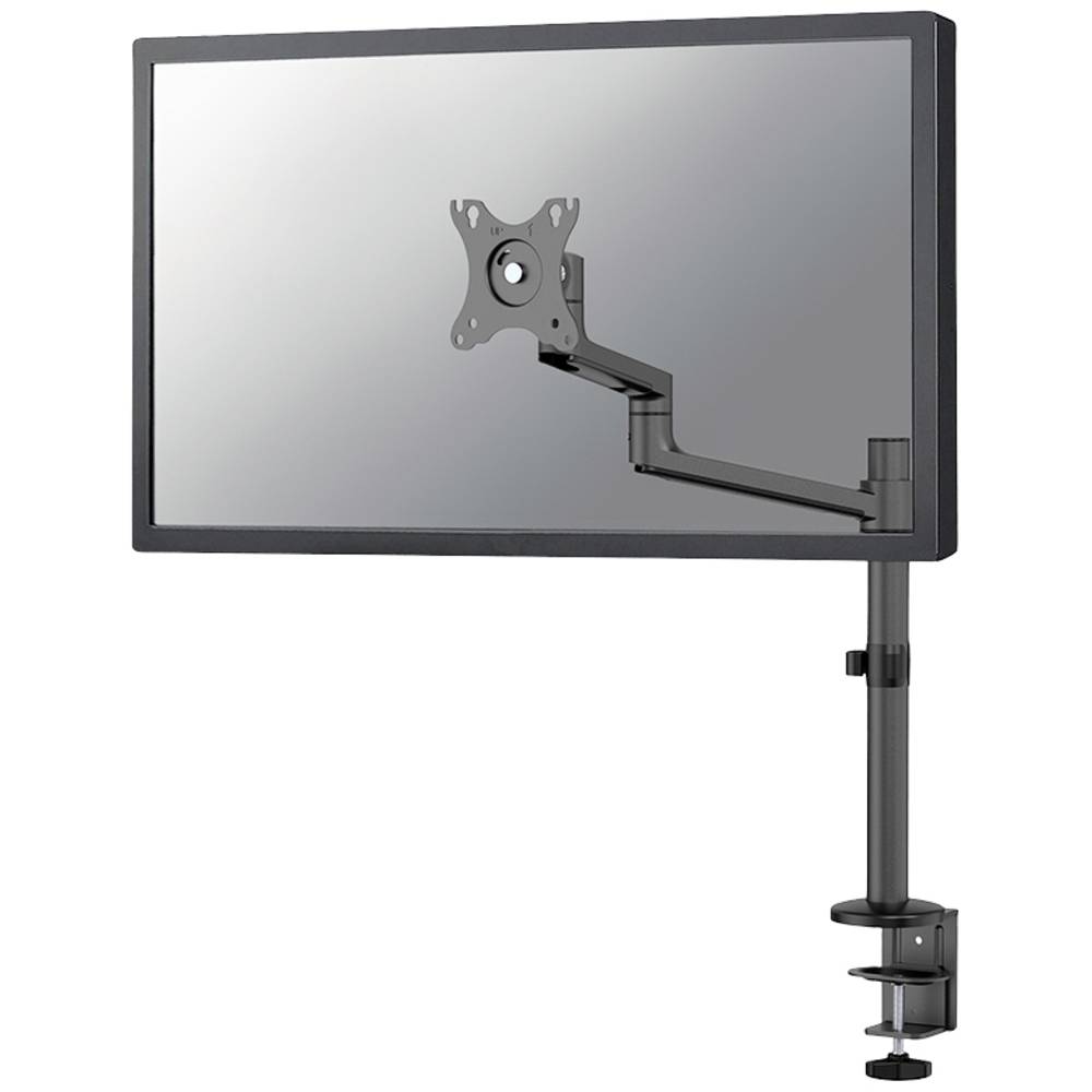 Neomounts DS60-425BL1 1 parte Supporto da tavolo per monitor 43,2 cm (17) - 68,6 cm (27) Nero Inclinabile, Rotante, Girevole, Regolabile in altezza