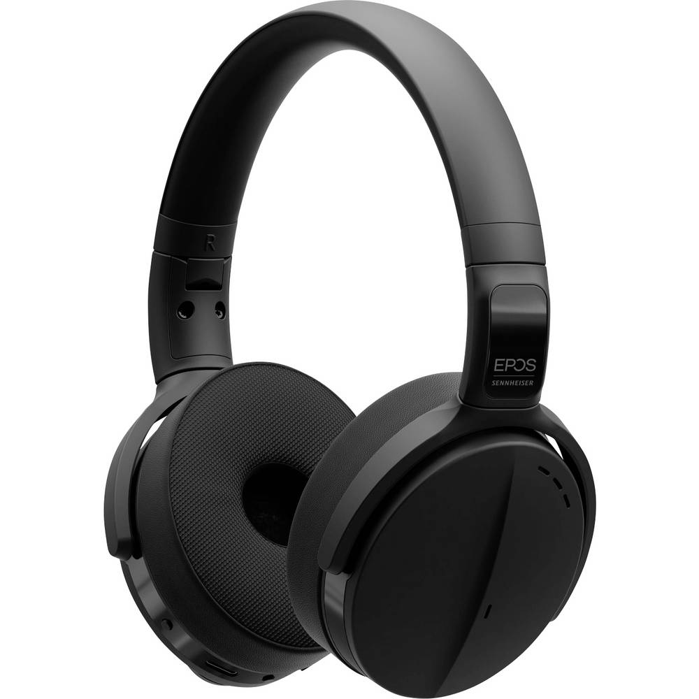 EPOS ADAPT 560 II Telefono Cuffie On Ear Senza fili, Bluetooth Stereo Nero Eliminazione del rumore, Riduzione del rumore del microfono headset con mic