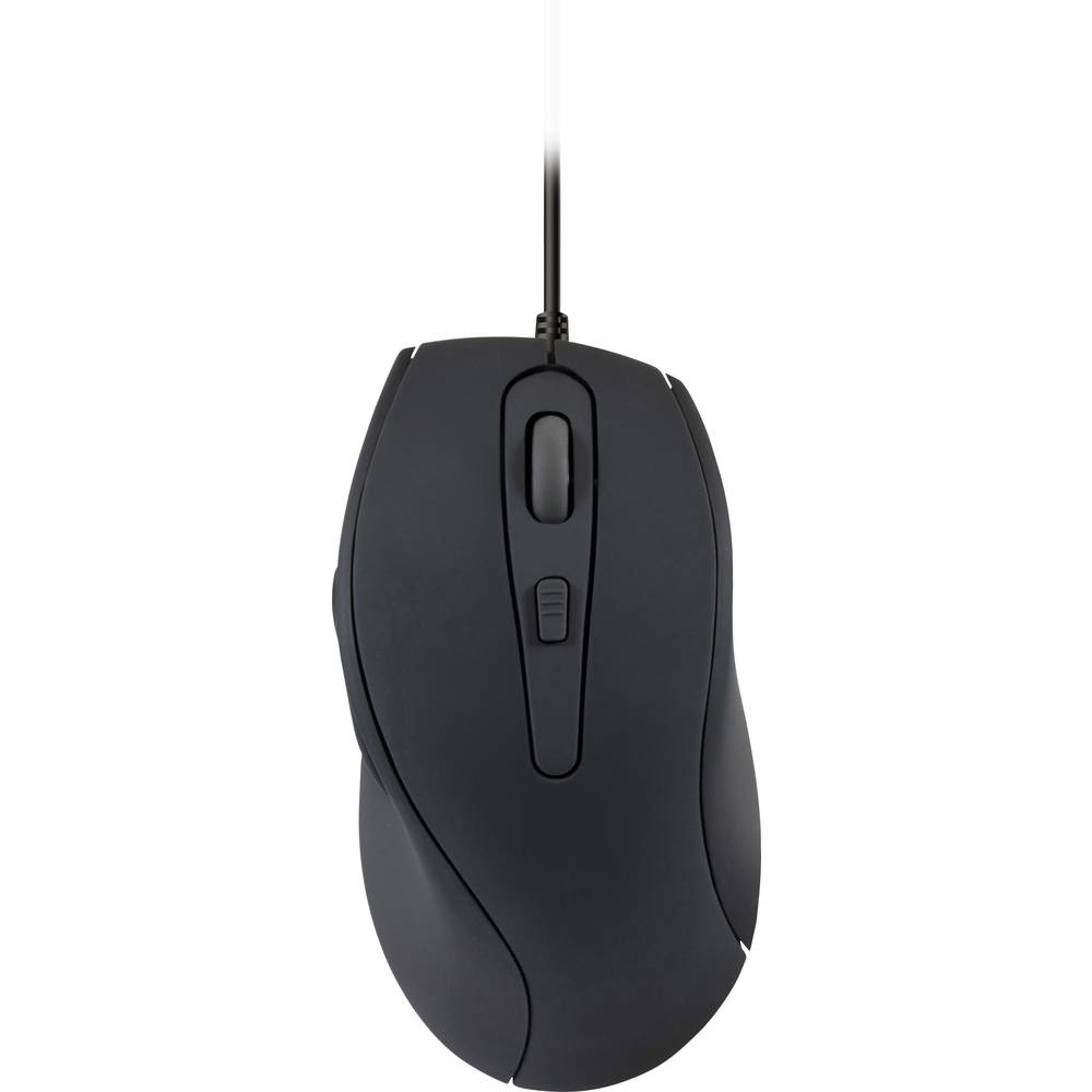 SpeedLink Axon Silent Mouse ergonomico USB Ottico Nero 5 Tasti 2400 dpi Ergonomico