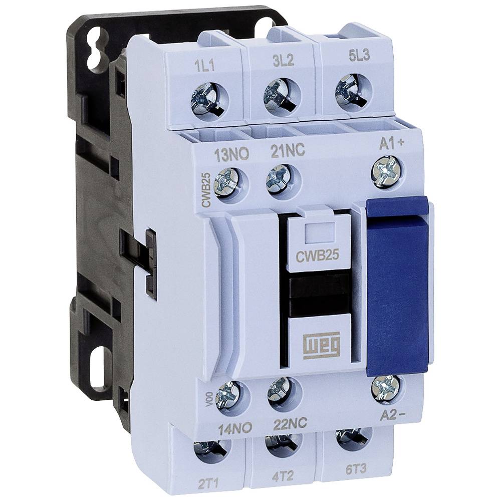 WEG CWB25-11-30D24 Contattore di potenza Commutazione immediata 3 NA 11 kW 230 V/AC 1 pz.
