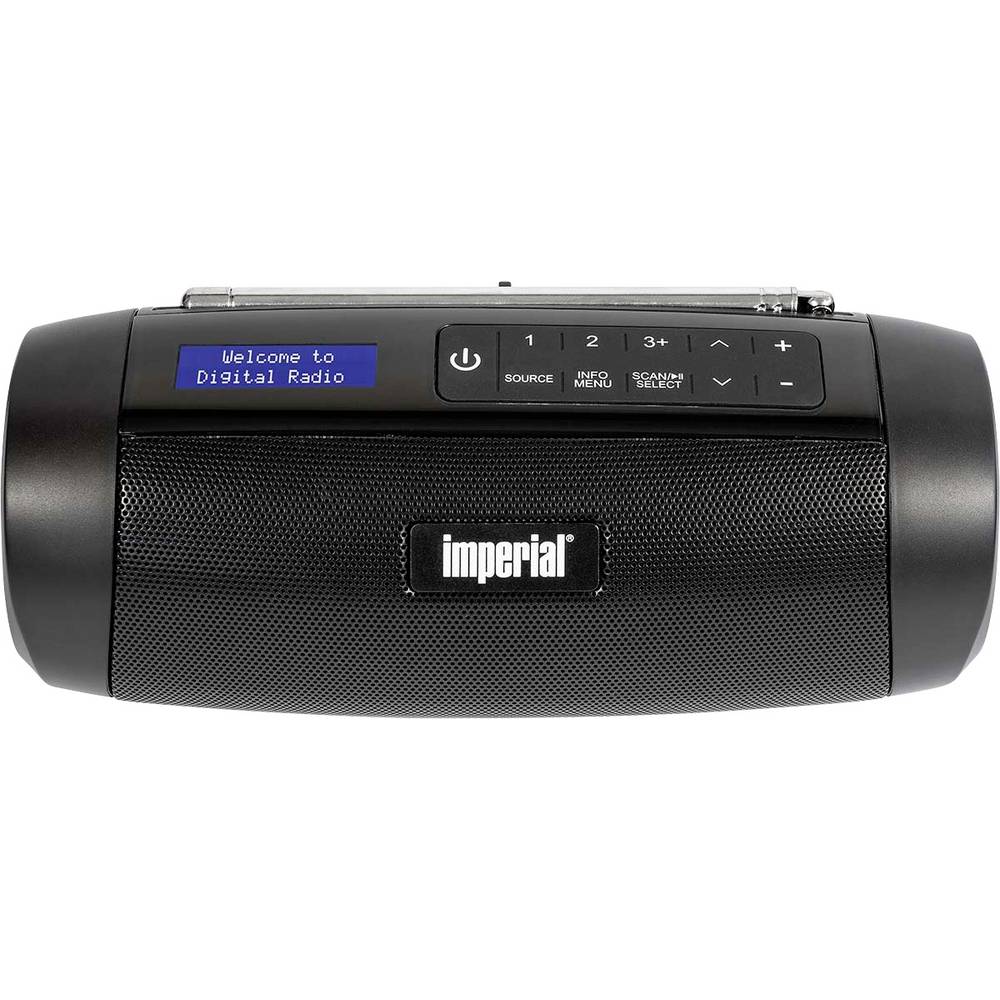 Imperial Imperial DABMAN GO DAB+ / FM Kompaktradio Schwarz Radio per esterni Nero