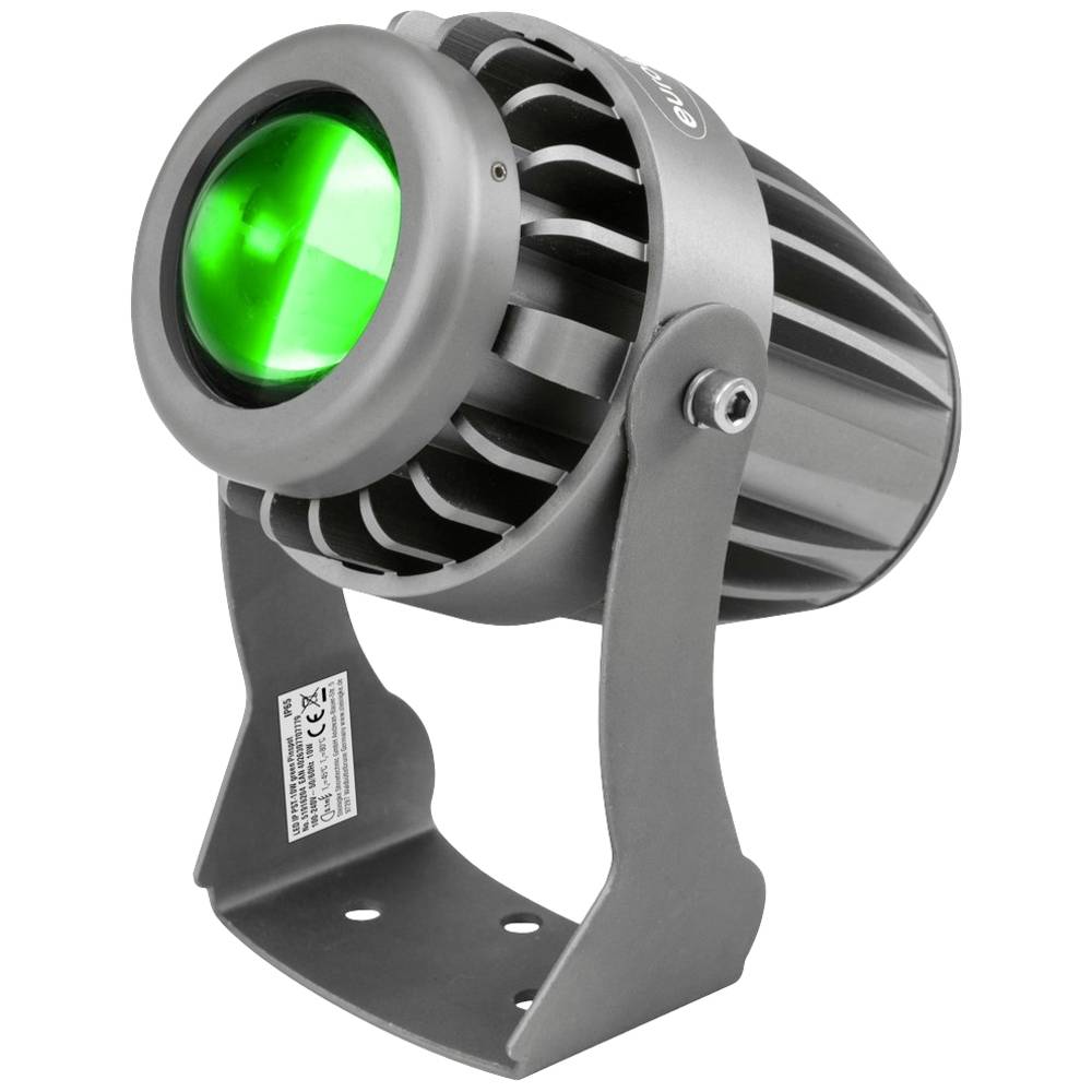 Eurolite LED IP PST-10W grün Pinspot LED Numero di LED (Dettagli): 1 10 W Nero
