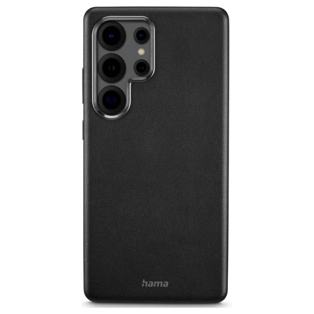 Hama Handyhülle Eco Premium für Samsung Galaxy S25 Ultra, Schwarz Cover Samsung Galaxy S25 Ultra Nero 00080587
