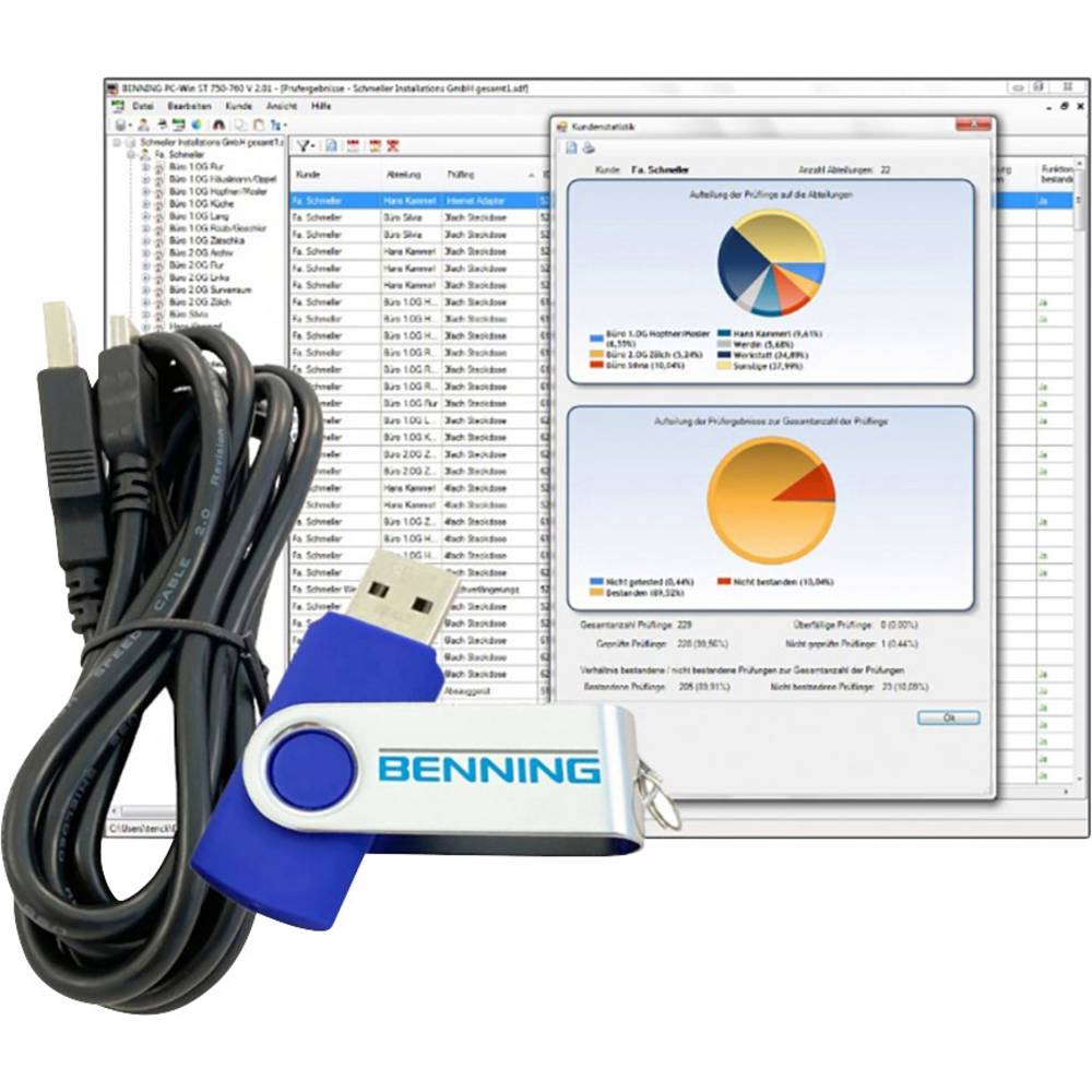 Benning 047002 Software BENNING PC-WIN ST 750-760 Software 1 pz.