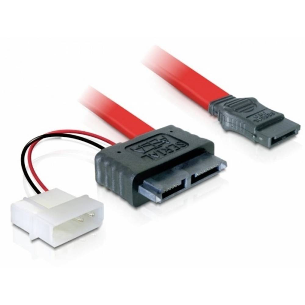 Cavo Hard Disk Delock 0.3 m Rosso