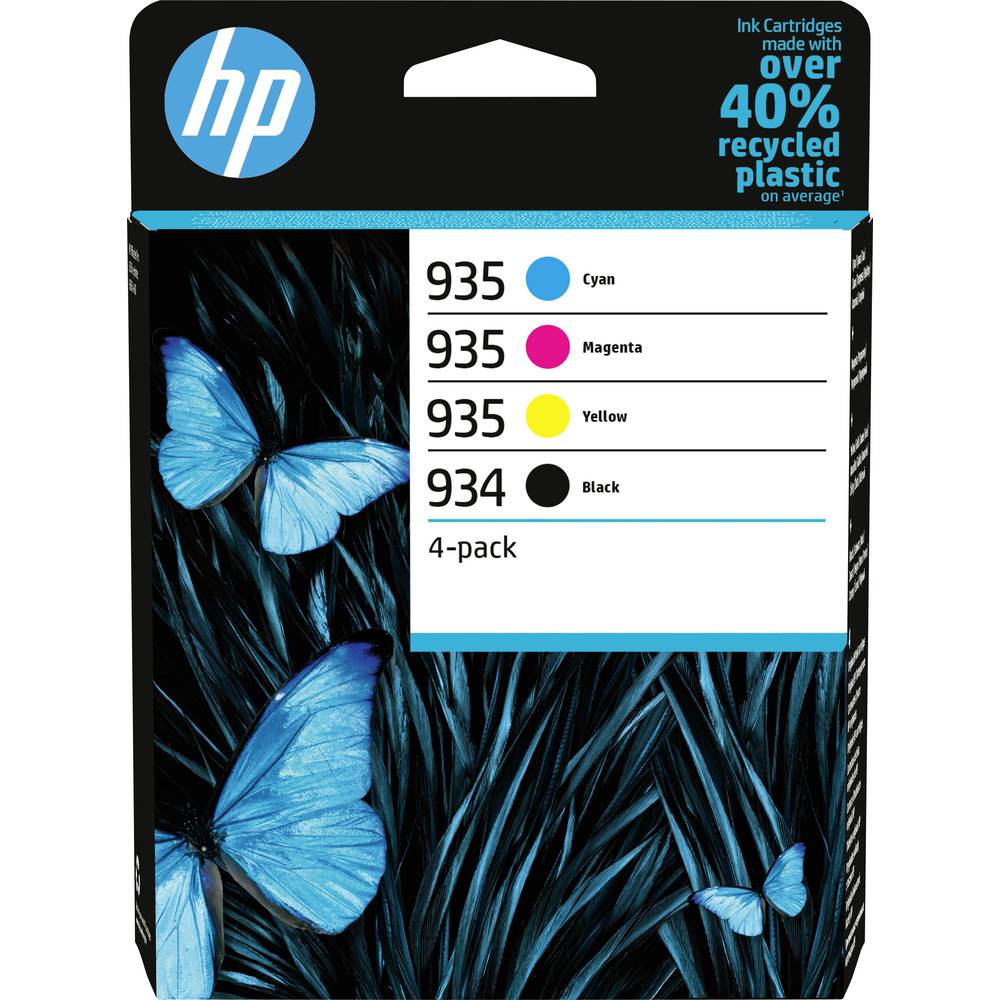 HP 934 Cartuccia Conf 4 pz Originale Colore 6ZC72AE Inchiostro