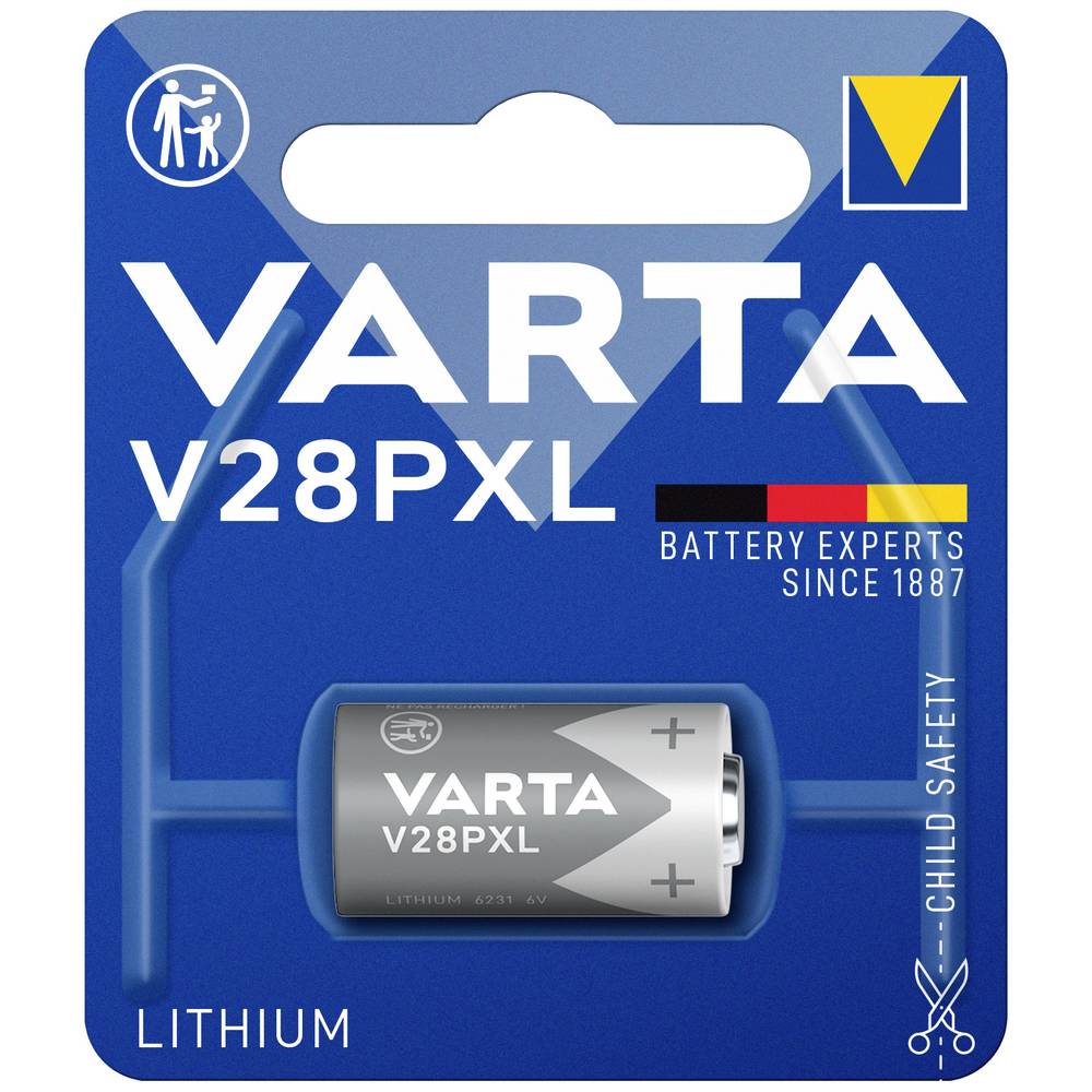 Varta LITHIUM Cylindr. V28PXL Bli 1 Batteria speciale V 28 PXL Litio 6 V 170 mAh 1 pz.