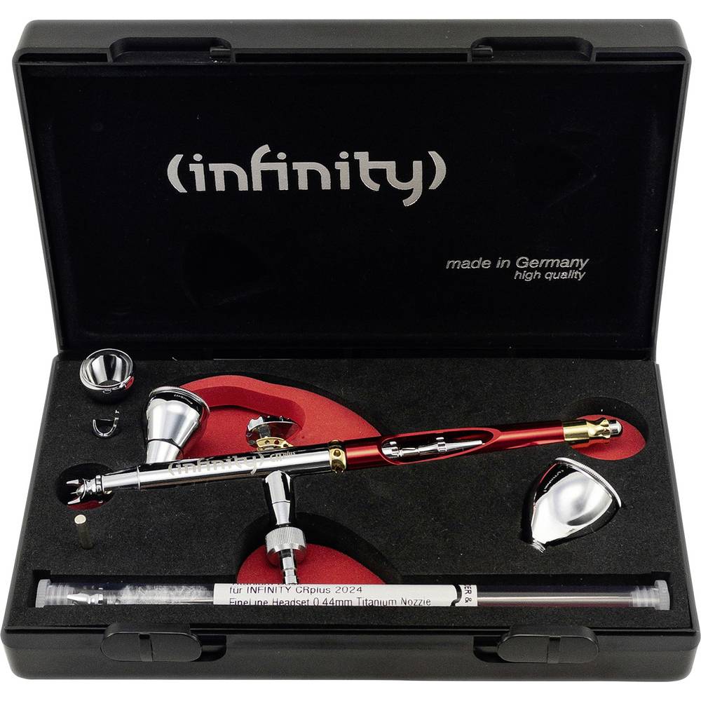 Harder & Steenbeck Infinity 2024 CRplus Doppia azione Pistola aerografo Ø ugelli 0.25 u. 0.44 mm