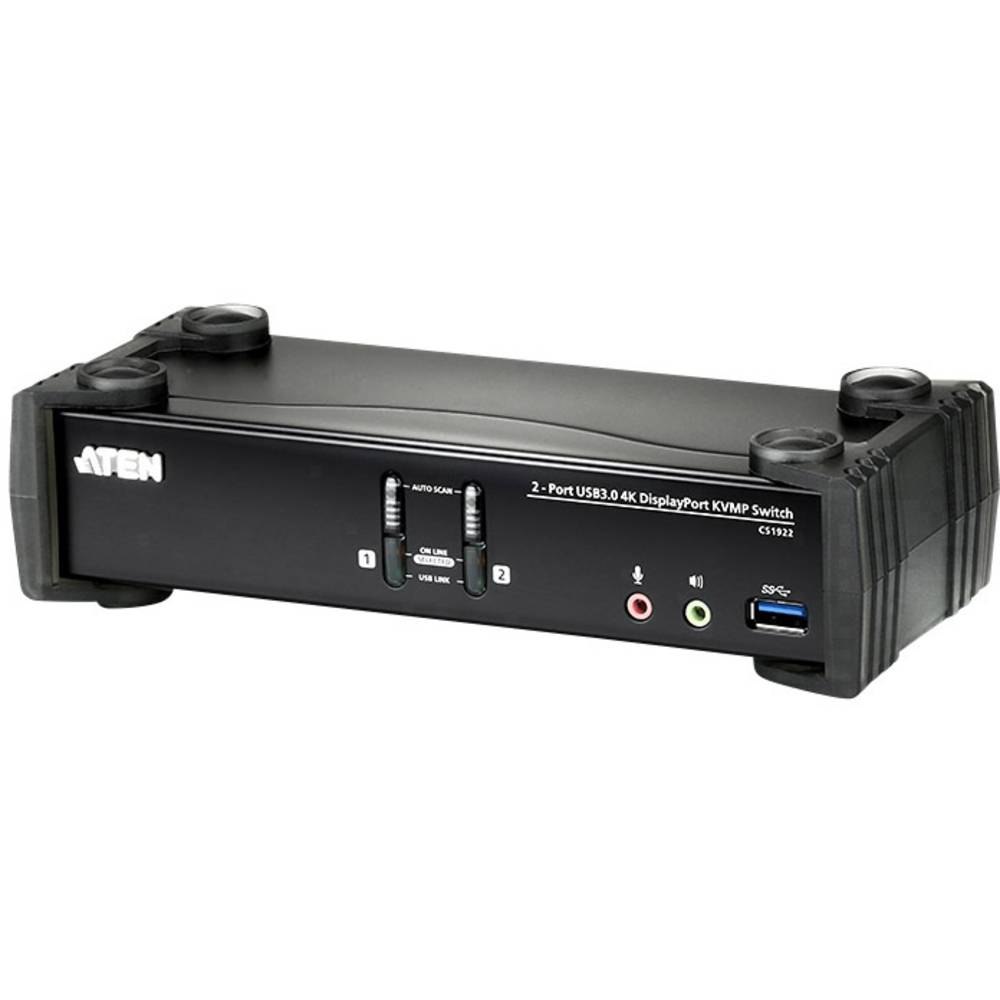 ATEN CS1922-AT-G Switch KVM Display-Port 4096 x 2160 Pixel