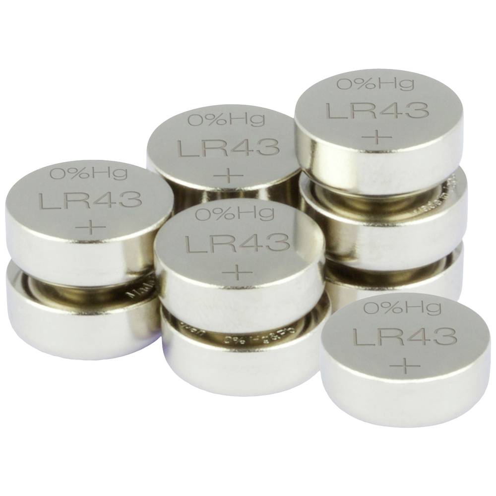 GP Batteria a bottone LR 43 1.5 V 10 pz. Alcalina/manganese GP186F-2C10