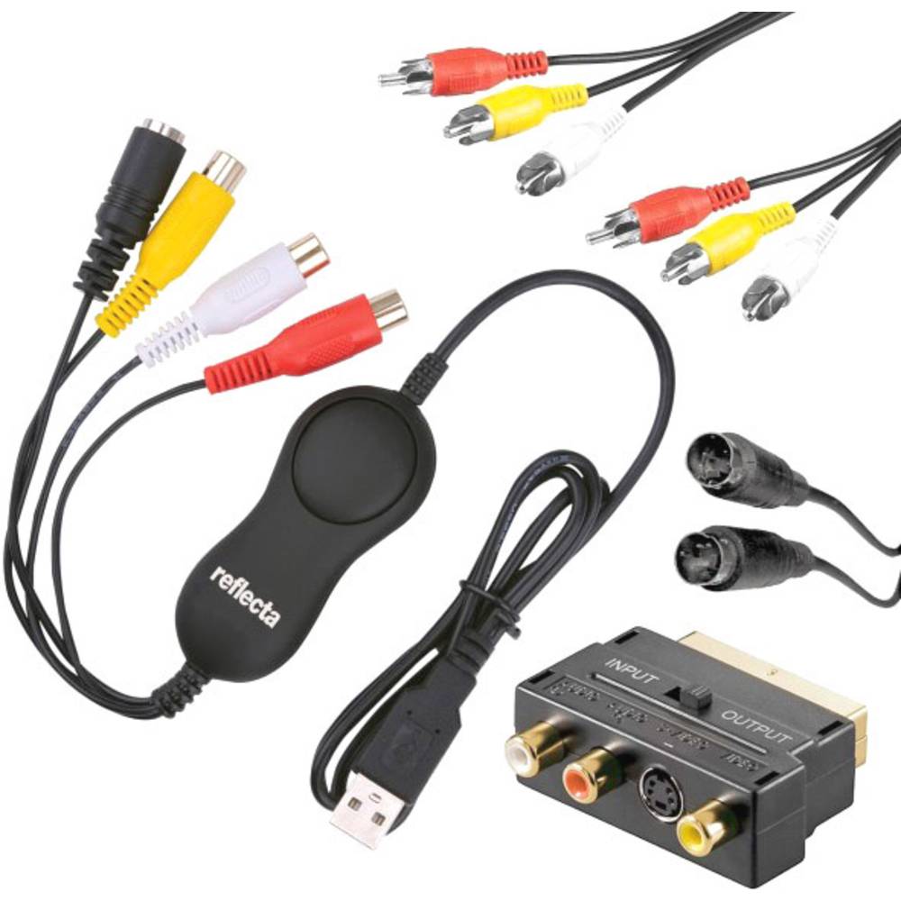 Reflecta Video Capture Set USB Video Grabber incl. software di editing video