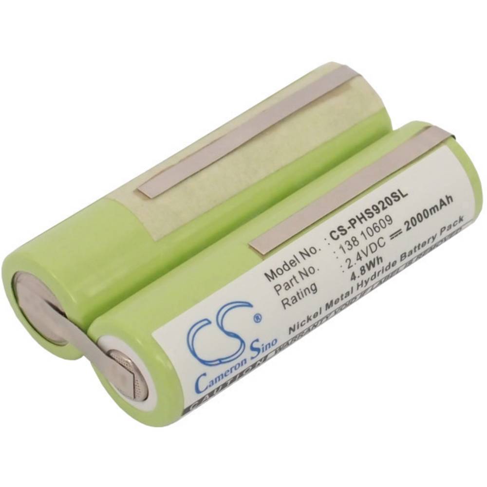 CS Cameron Sino Batteria ricaricabile per rasoio Sostituisce la batteria originale (originale) 138-10609 3M, Grundig, Norelco, Panasonic, Philips, Rem