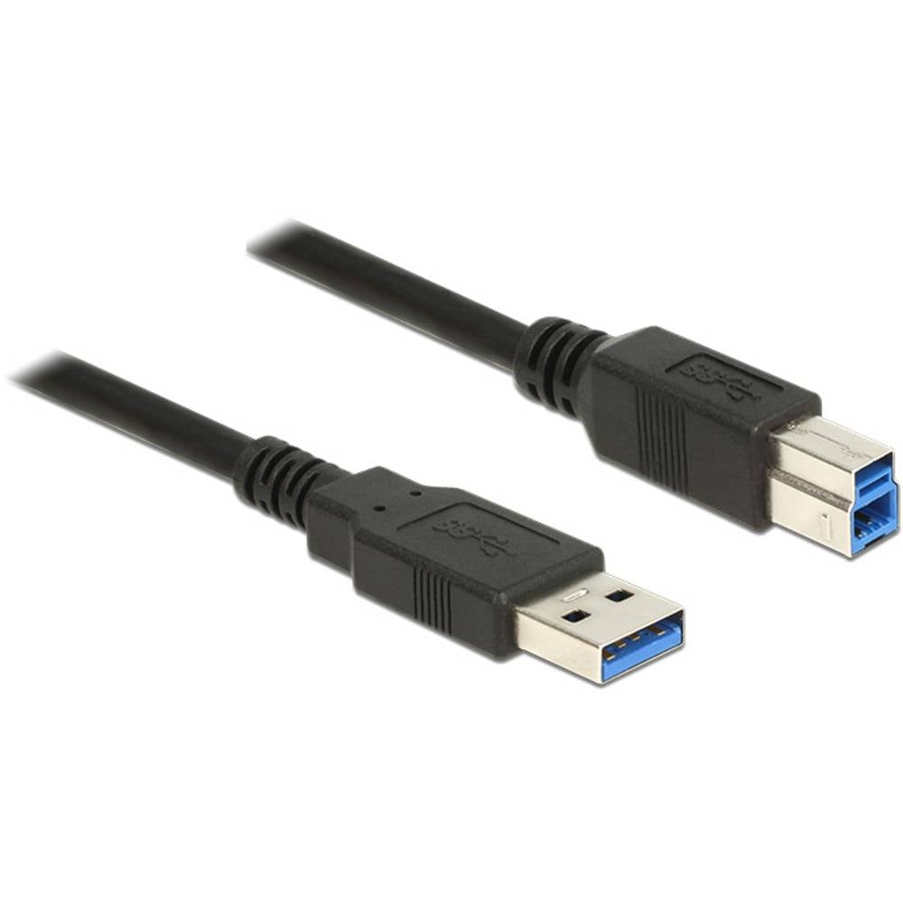 Delock Cavo USB USB 3.2 Gen1 (USB 3.0) Spina USB-A, Spina USB-B 0.50 m Nero 85065